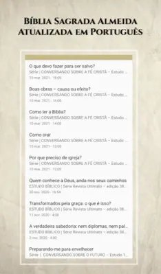 Bíblia João Ferreira Almeida android App screenshot 2